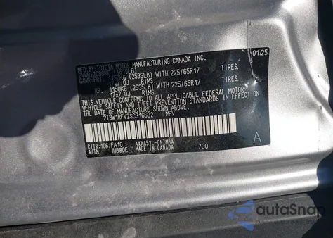 2025 Toyota Rav4 Xle из США, поврежденный, VIN 2T3W1RFV2SC316692